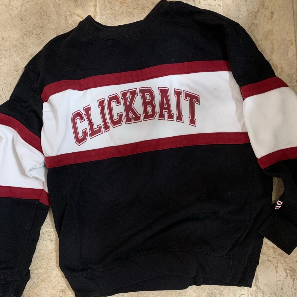 Clickbait Crewneck sweatshirt